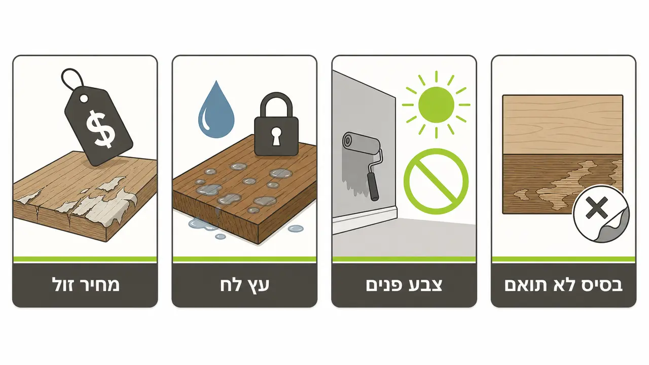 טעויות נפוצות בבחירת צבע לעץ חוץ ואיך להימנע מהן
