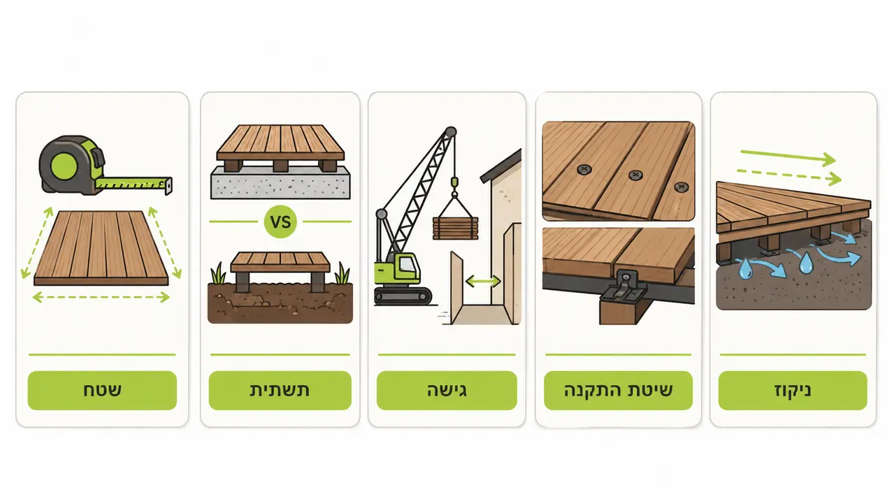 השוואת סוגי דק לגינה