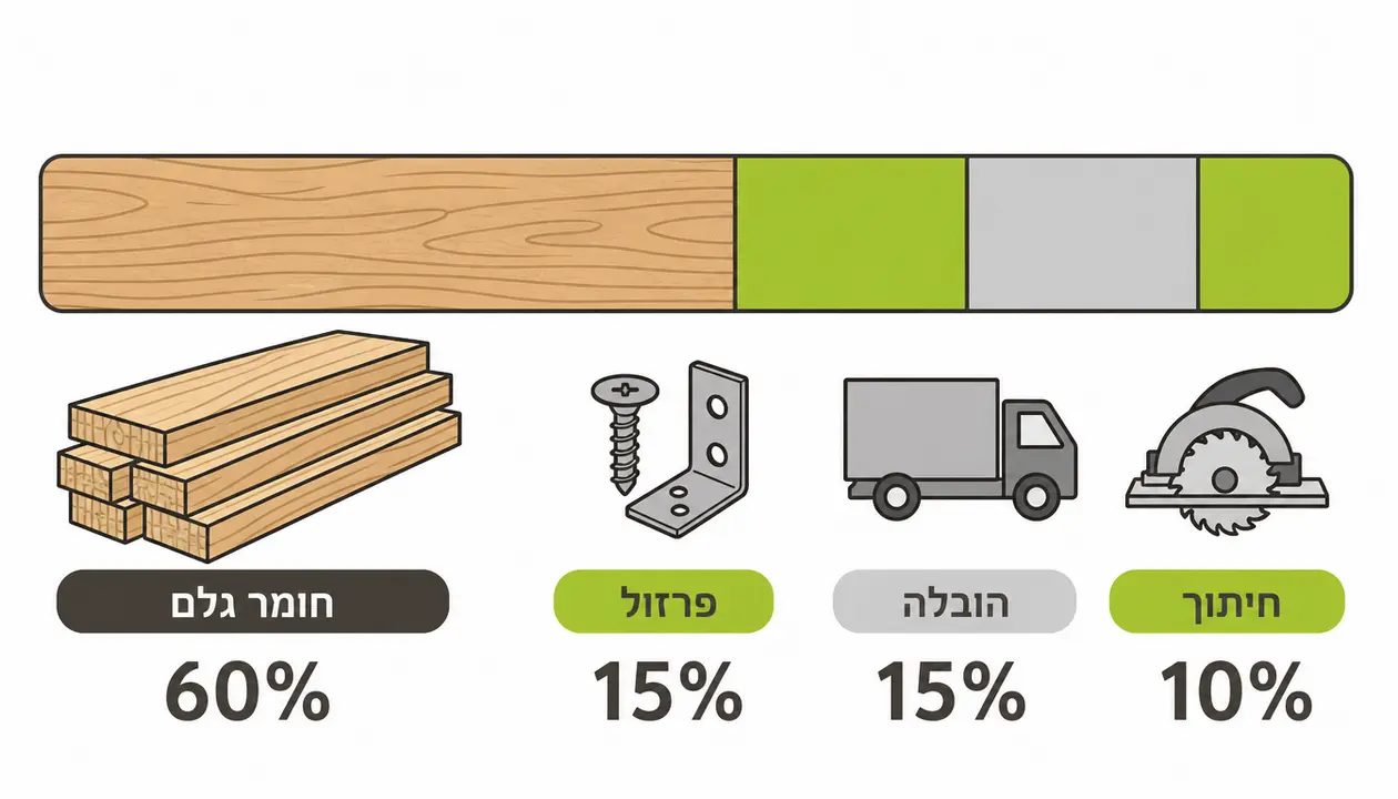 גורמים המשפיעים על מחיר העץ במחסן עצים בצפון