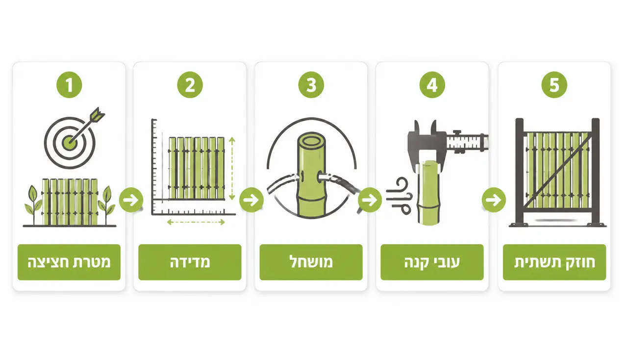בחירת גדר במבוק מתאימה לגינה לפי חמישה שיקולים