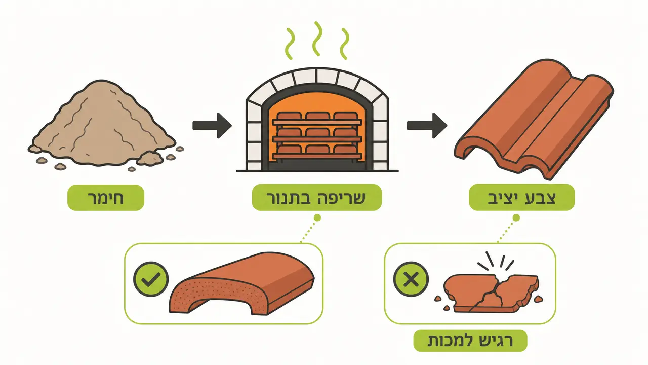סוגי רעפים לגג - השוואה ובחירה נכונה