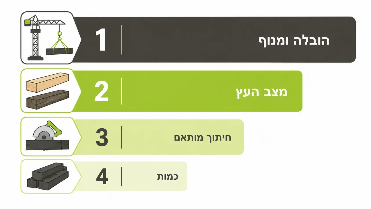גורמים המשפיעים על מחיר אדני רכבת