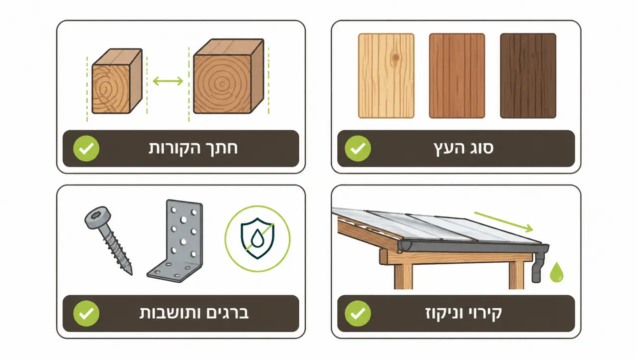 מה חשוב לבדוק בהצעת מחיר לפרגולת עץ