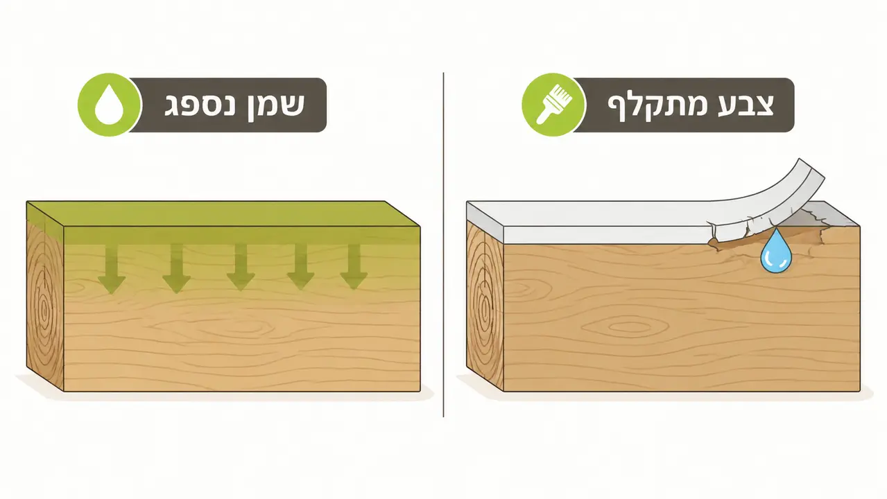 קילוף צבע בפרגולת עץ וכיצד למנוע אותו