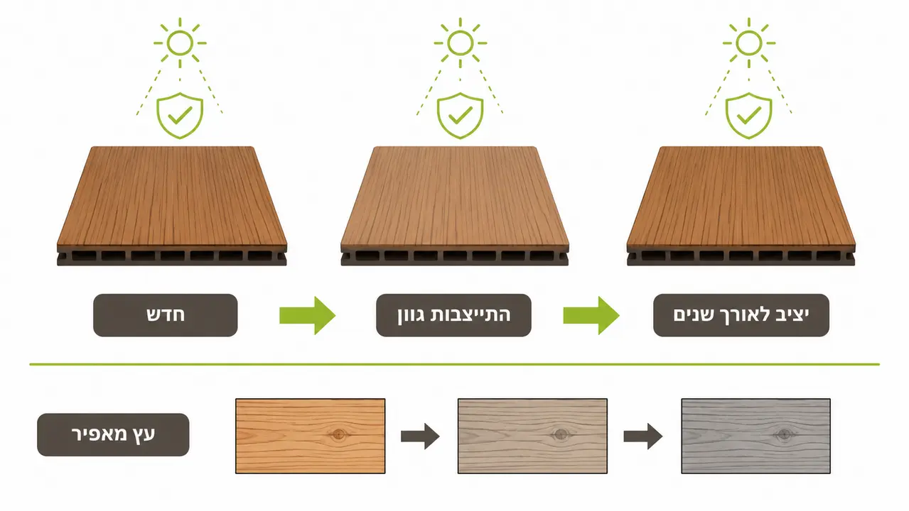 דק פולימרי בגוונים שונים