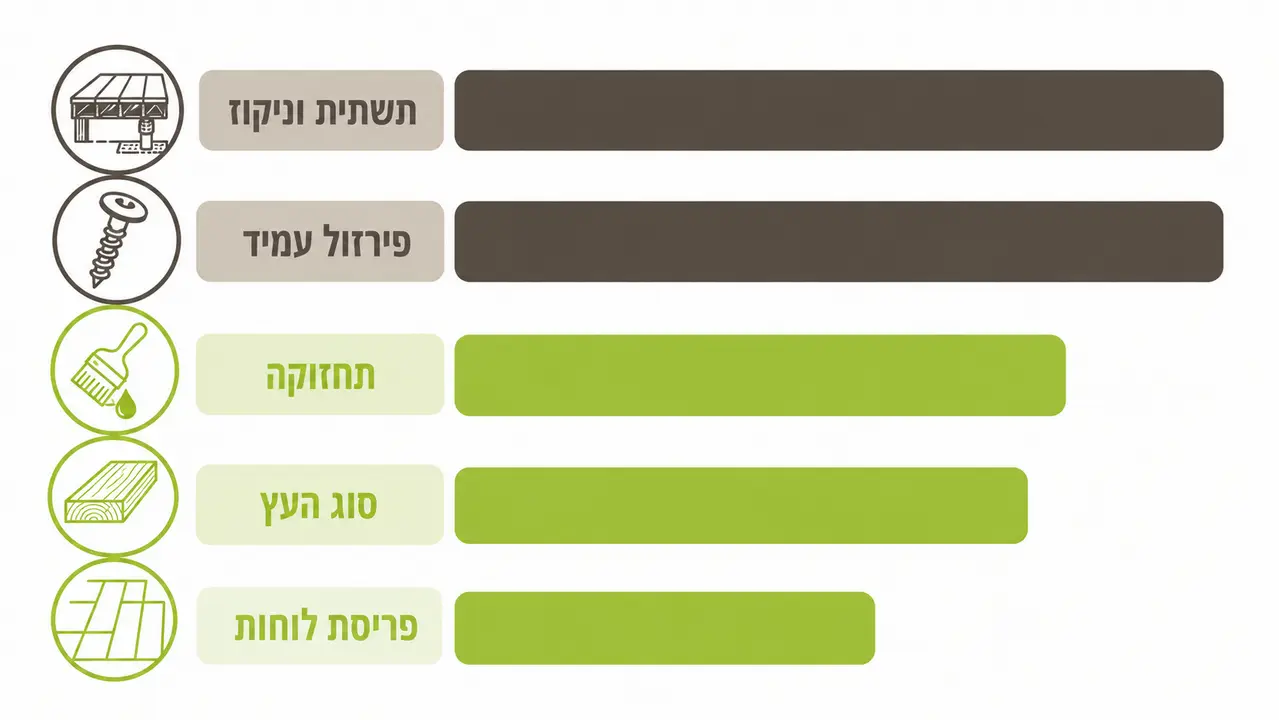 טעויות נפוצות בבניית תשתית לדק עץ