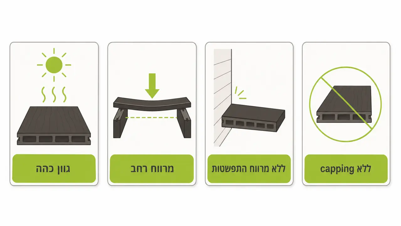 טעויות נפוצות בהתקנת דק פולימרי