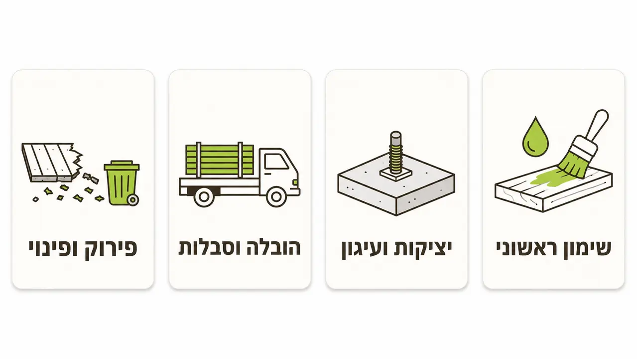 האם מחיר דק למטר כולל התקנה באמת כולל הכול