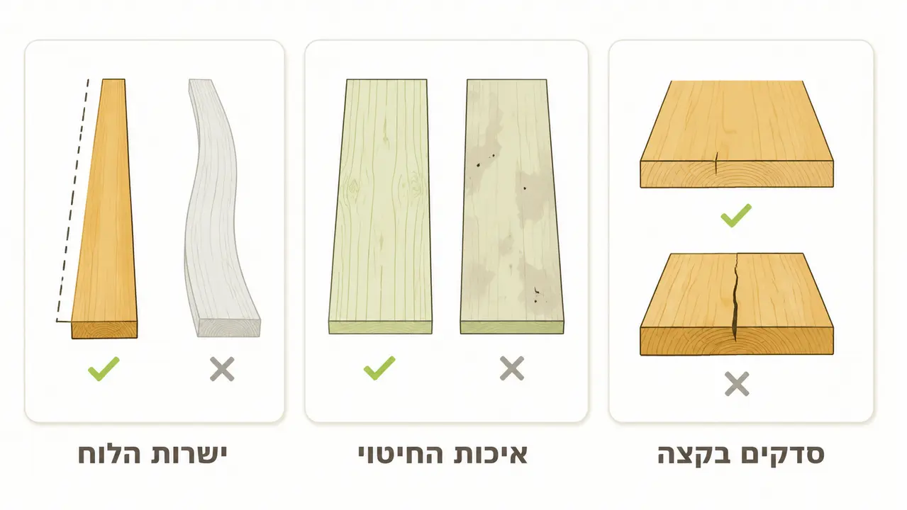 בחירת לוחות קרוליינה איכותיים במחסן העצים