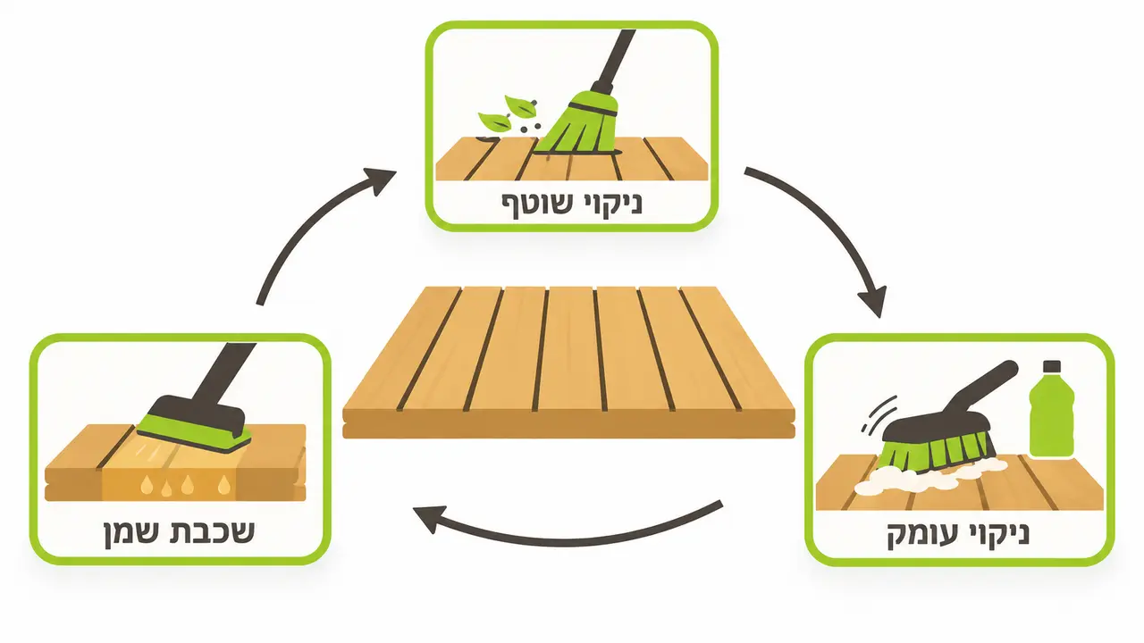כל מה שצריך לדעת על תחזוקת דק עץ