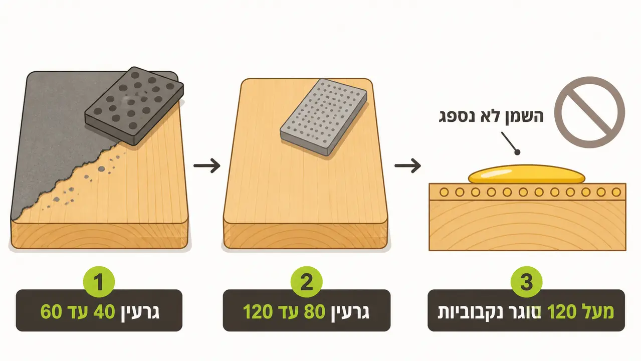 גרעיני שיוף לליטוש דק אורן